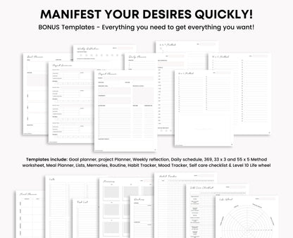 Printable Manifestation Journal