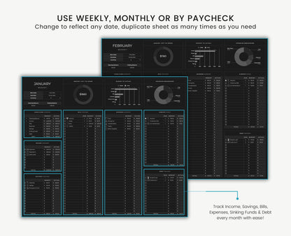 Budget Planner for Google Sheets - Weekly