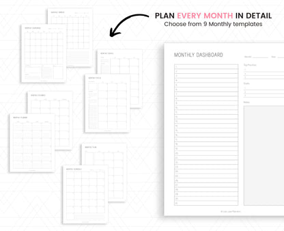 Printable Monthly planner