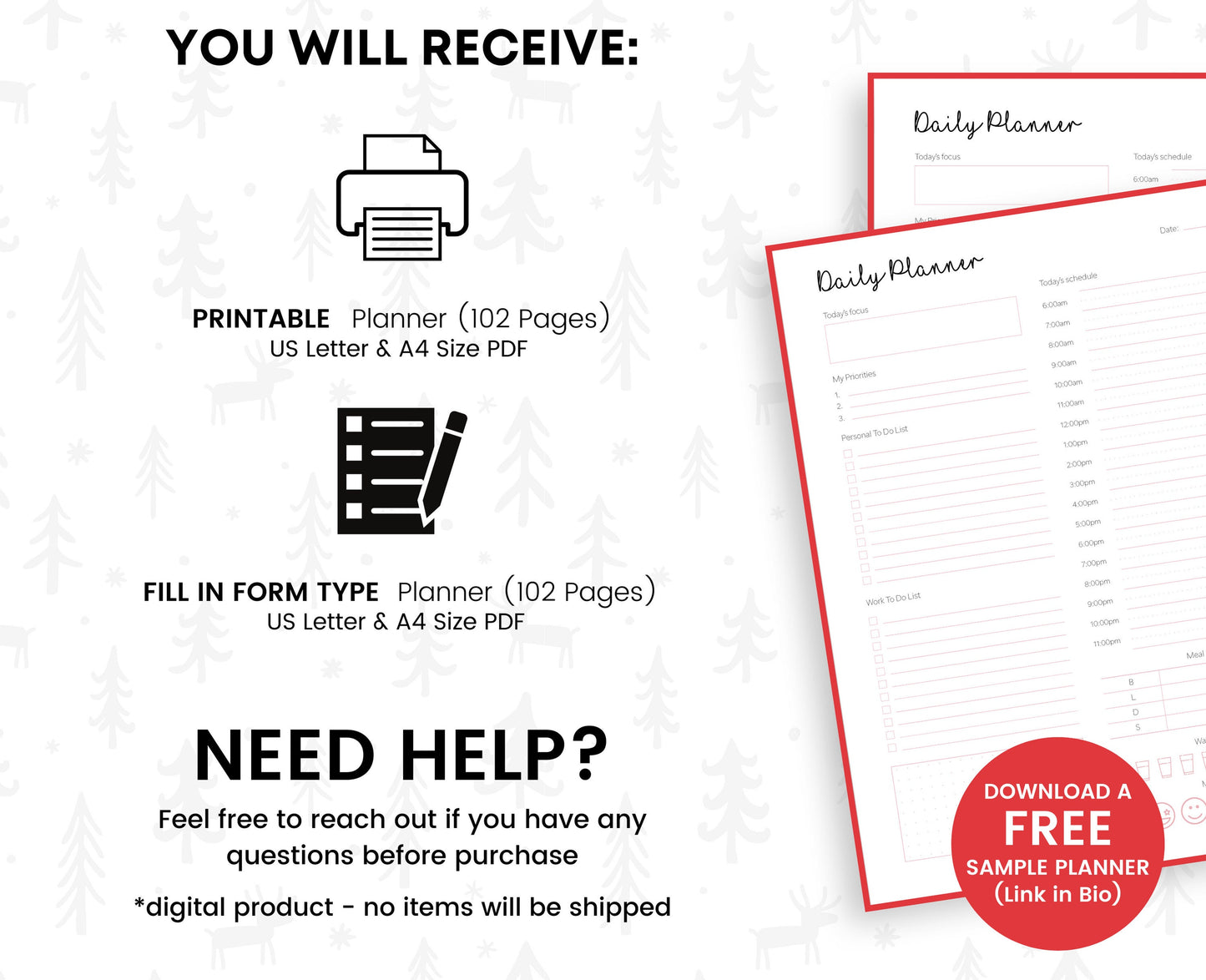 Christmas Planner (Printable)