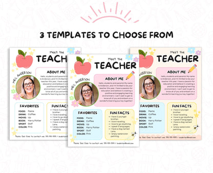 Meet the Teacher Template - Editable Classroom Intro