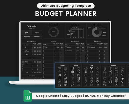 Budget Planner for Google Sheets - Weekly
